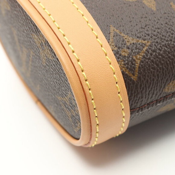 Louis Vuitton Fold Me Shoulder Bag Leather Monogram Brown - Picture 5 of 7